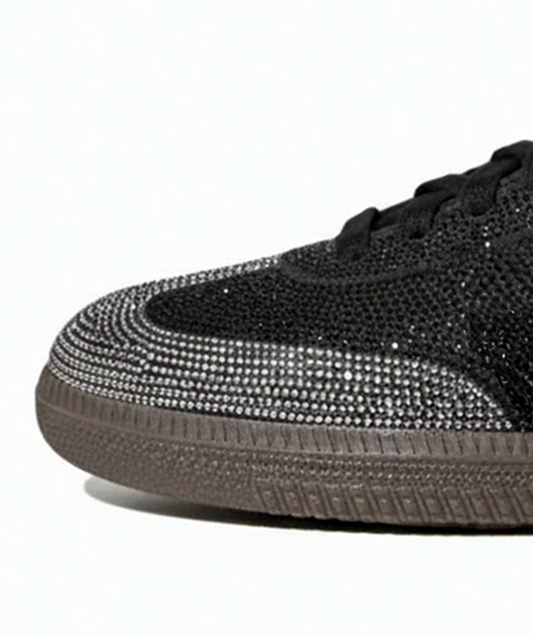 Rhinestone Black Silver